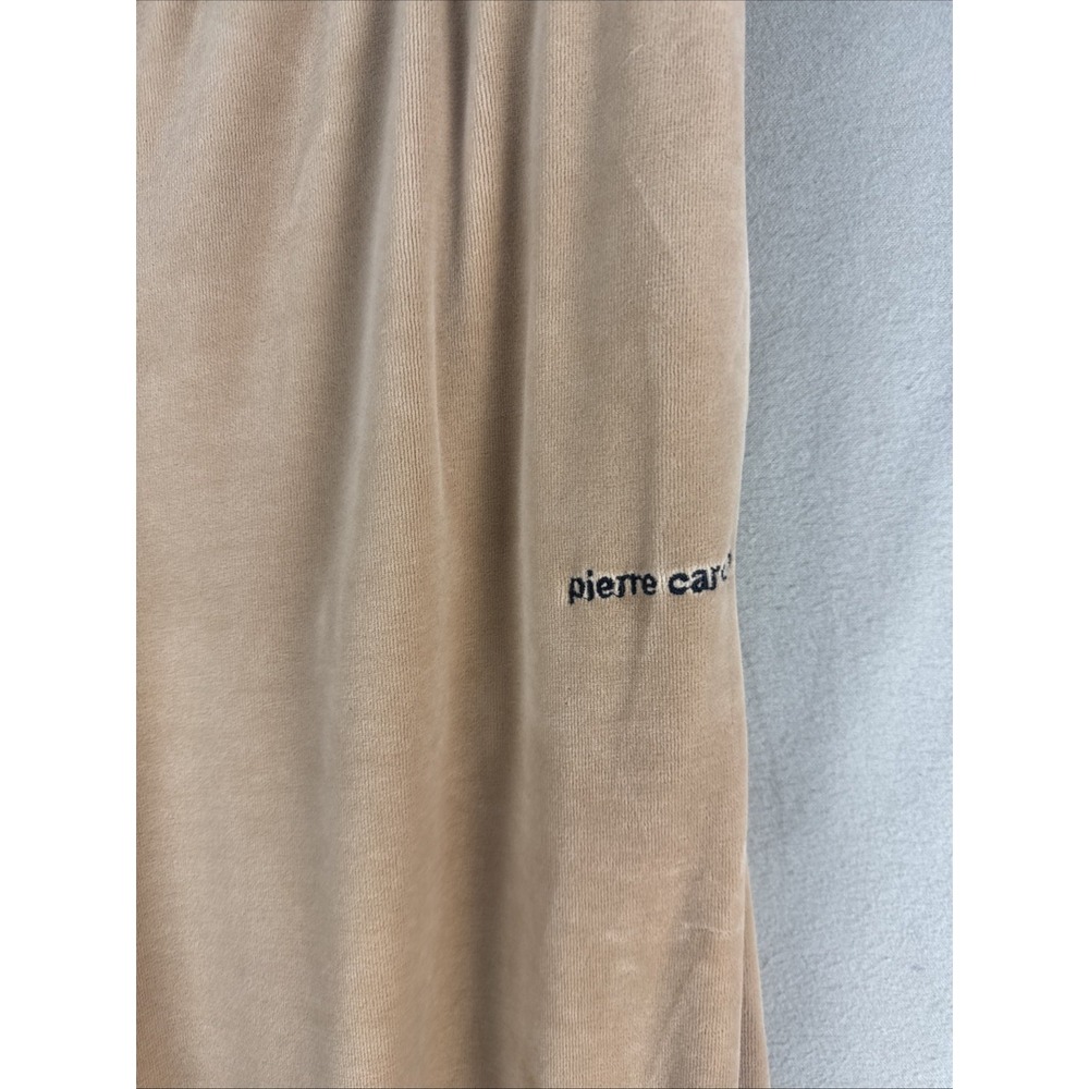 Vtg Men's Pierre Cardin Y2K Velour Comfy Casual Lounge Jogger Size Large Pants
